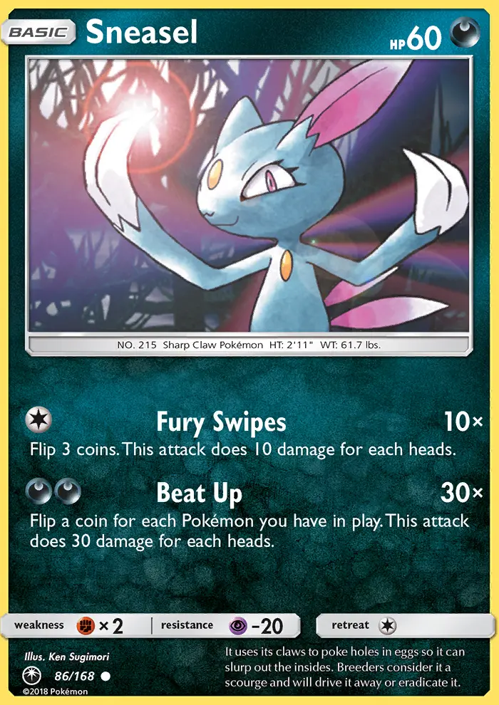Sneasel, Celestial Storm 86