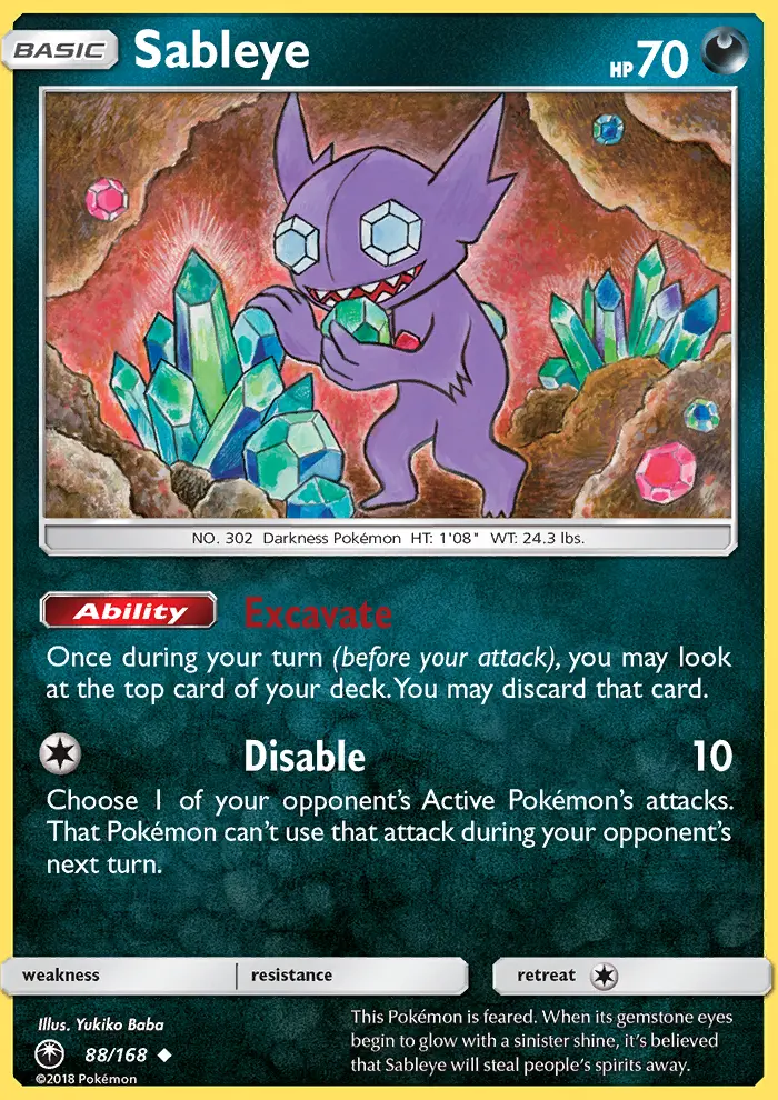 Sableye, Celestial Storm 88