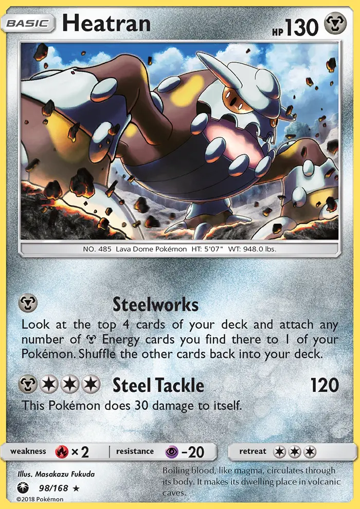 Heatran, Celestial Storm 98