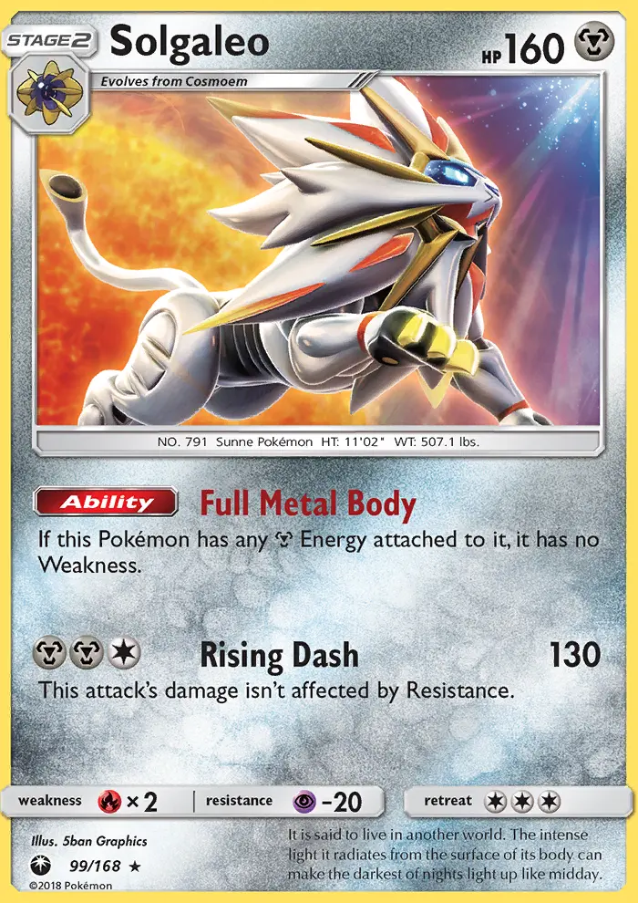 Solgaleo, Celestial Storm 99