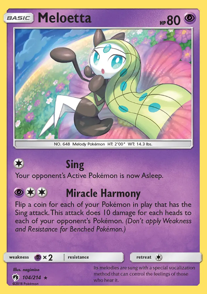 Meloetta, Lost Thunder 104