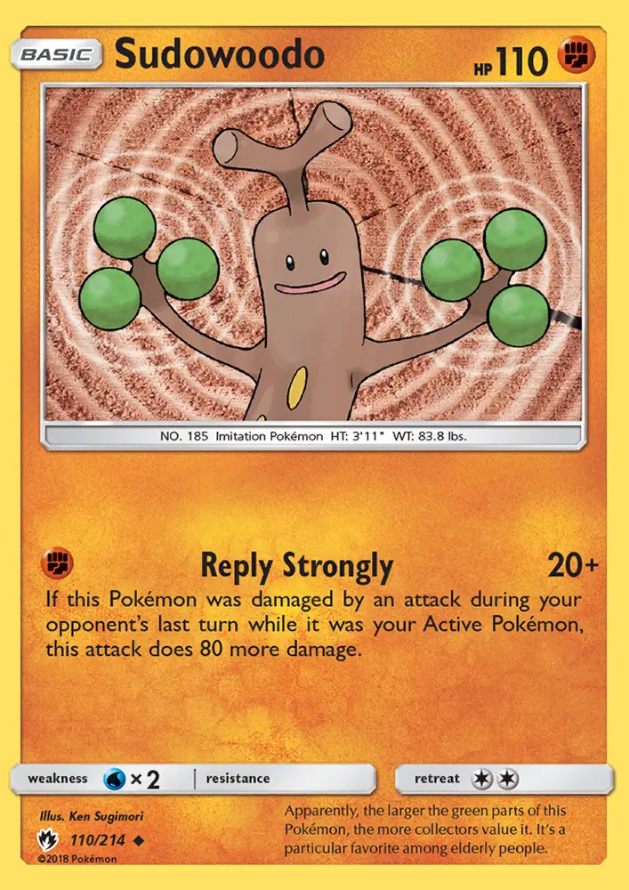 Sudowoodo, Lost Thunder 110