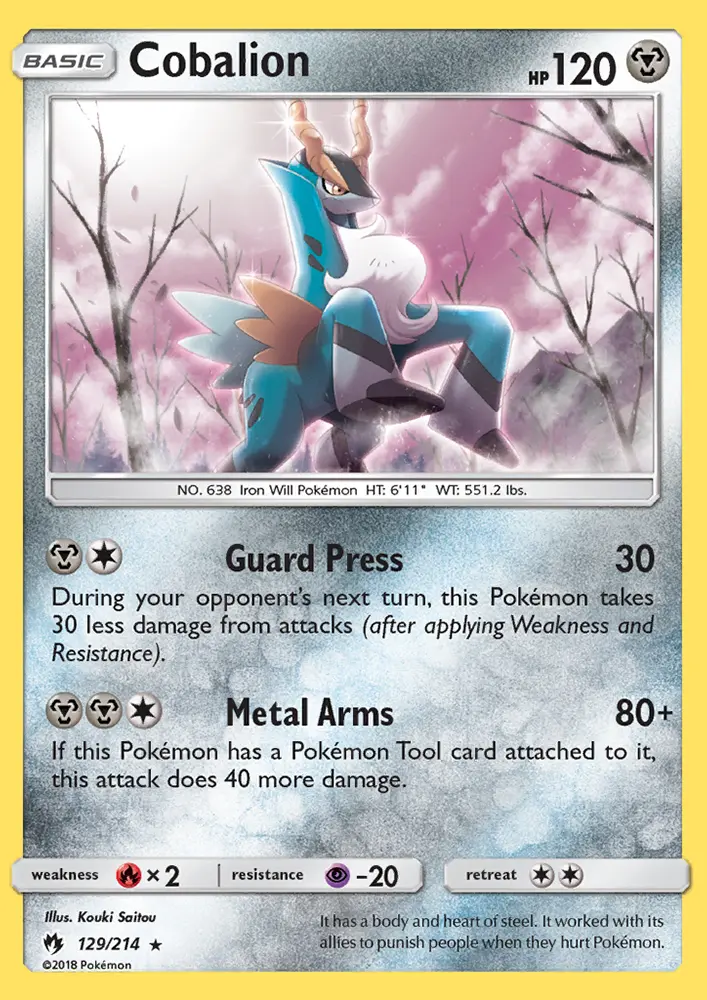 Cobalion, Lost Thunder 129