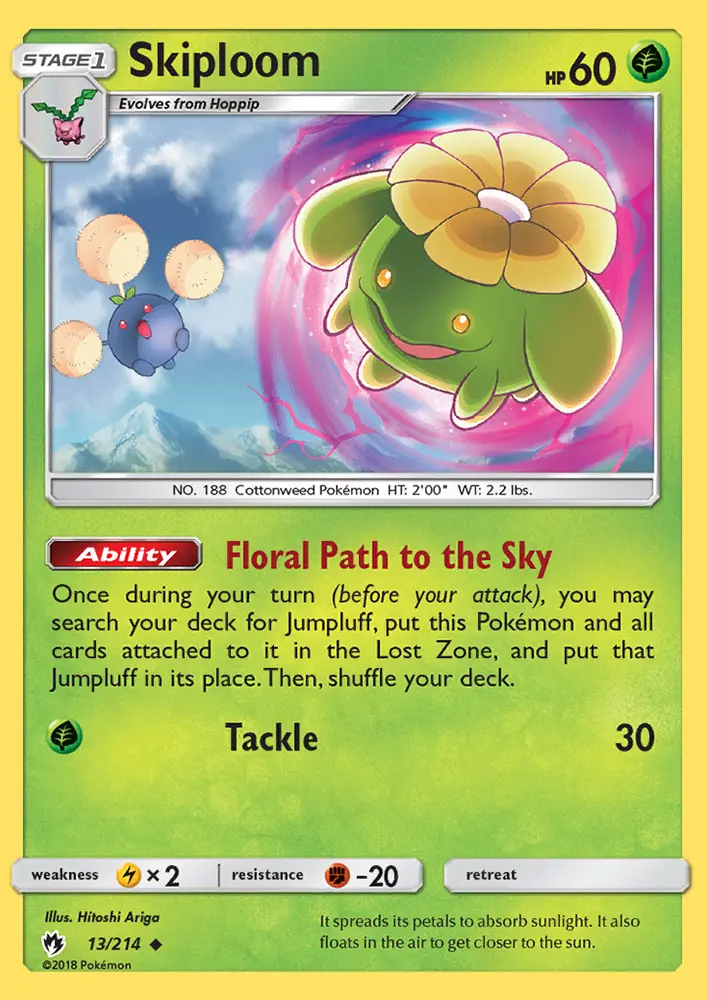 Skiploom, Lost Thunder 13