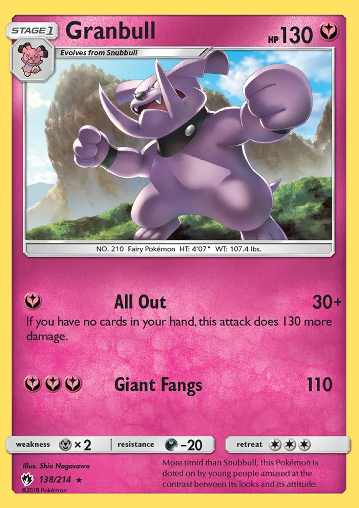 Granbull, Lost Thunder 138