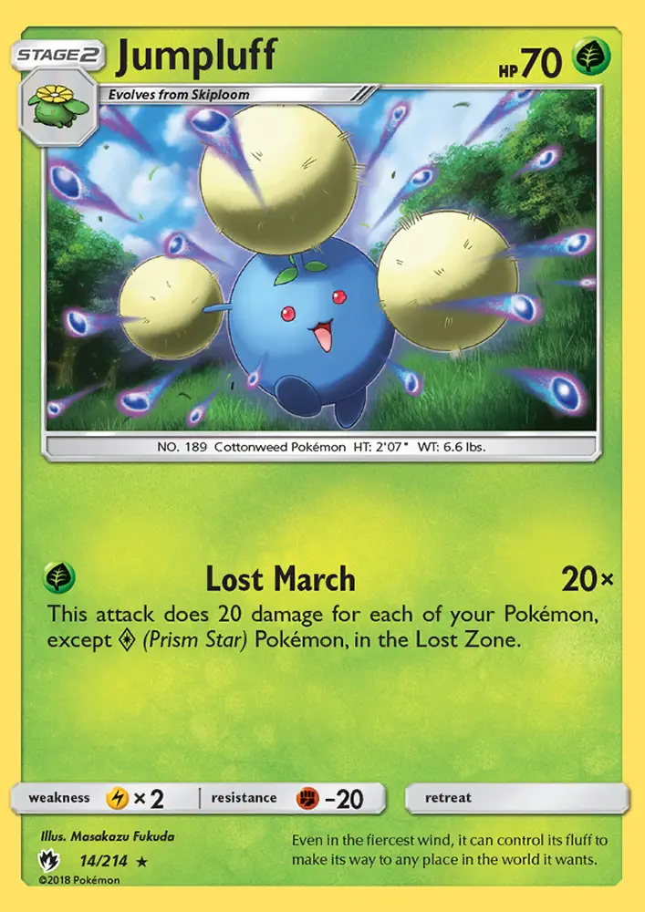Jumpluff, Lost Thunder 14