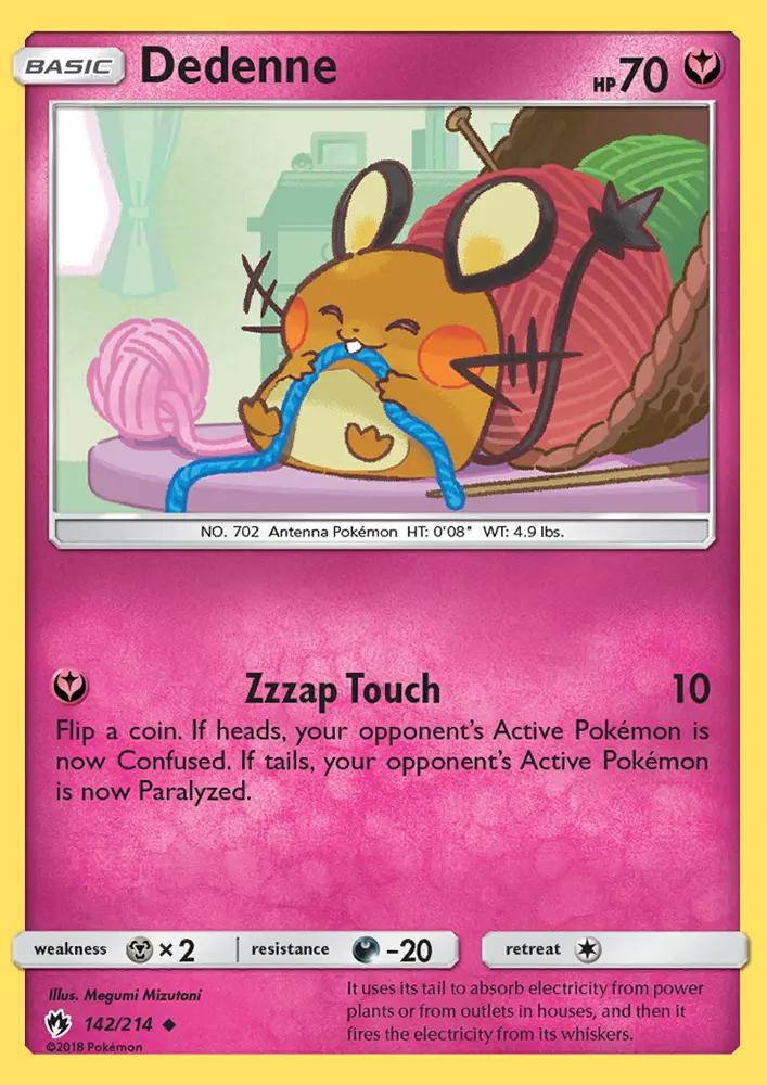Dedenne, Lost Thunder 142