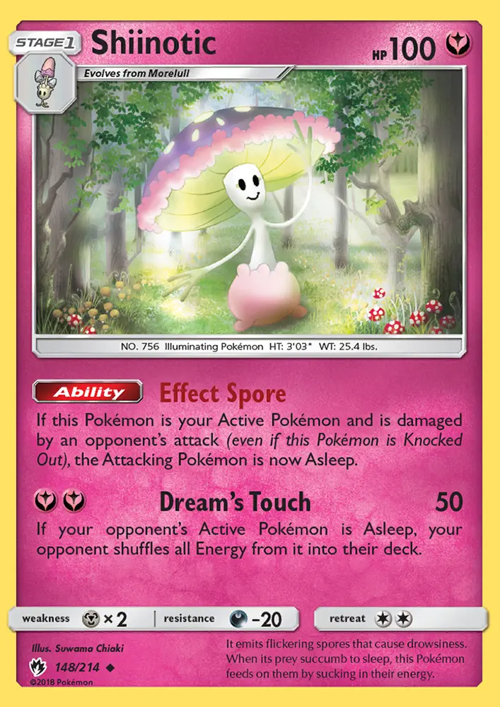 Shiinotic, Lost Thunder 148