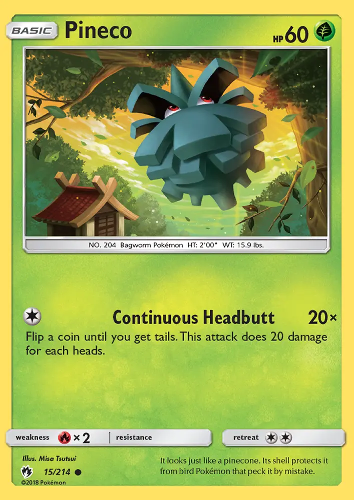 Pineco, Lost Thunder 15