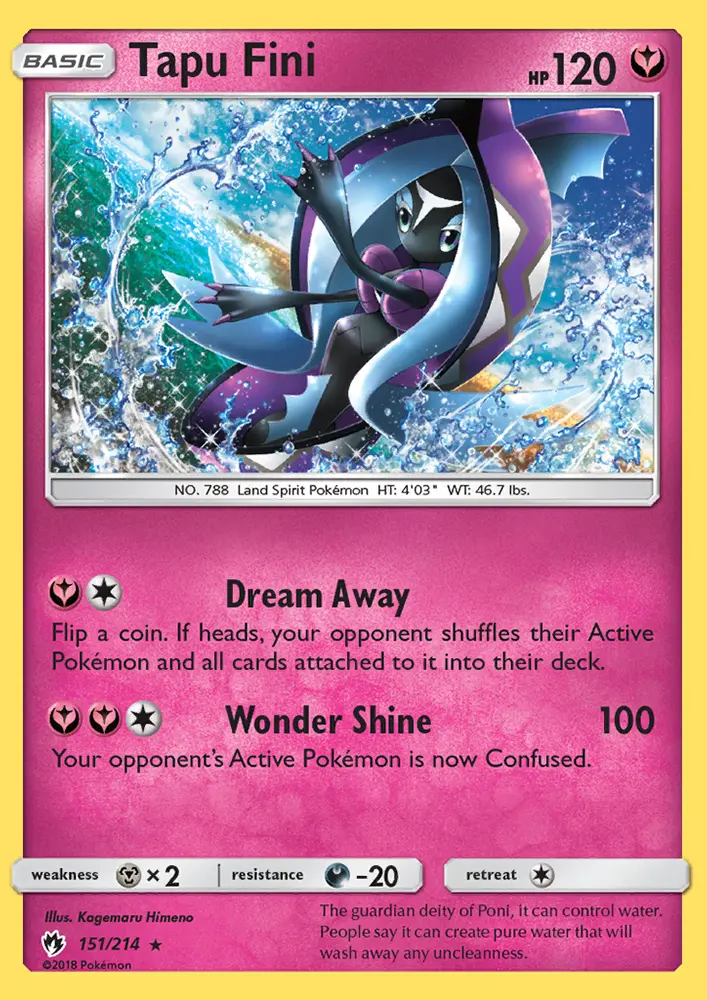 Tapu Fini, Lost Thunder 151