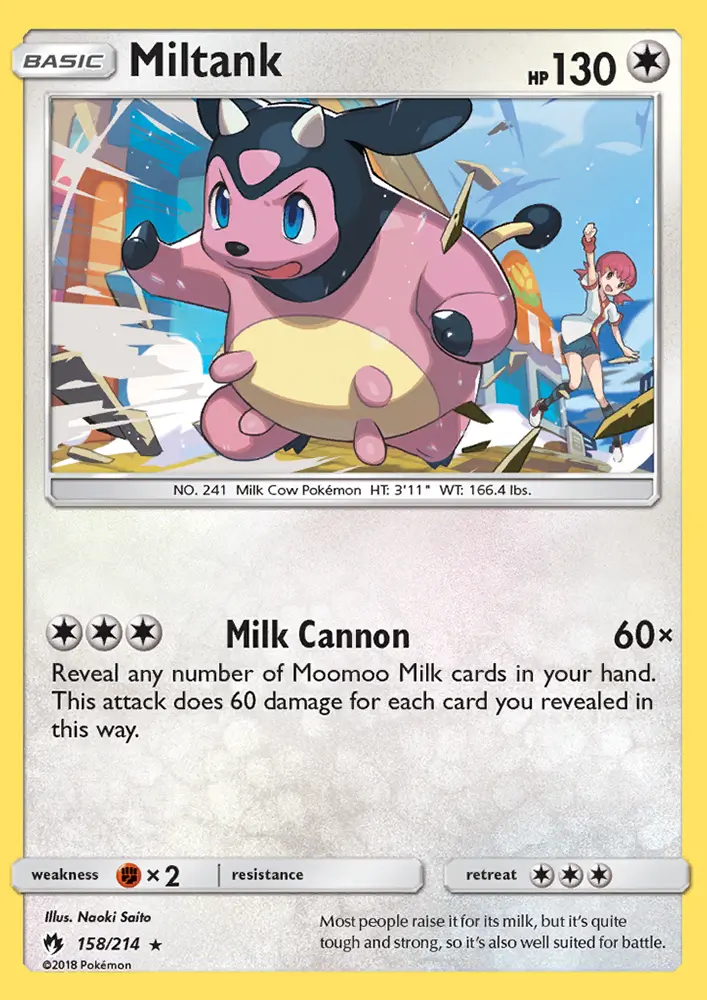 Miltank, Lost Thunder 158