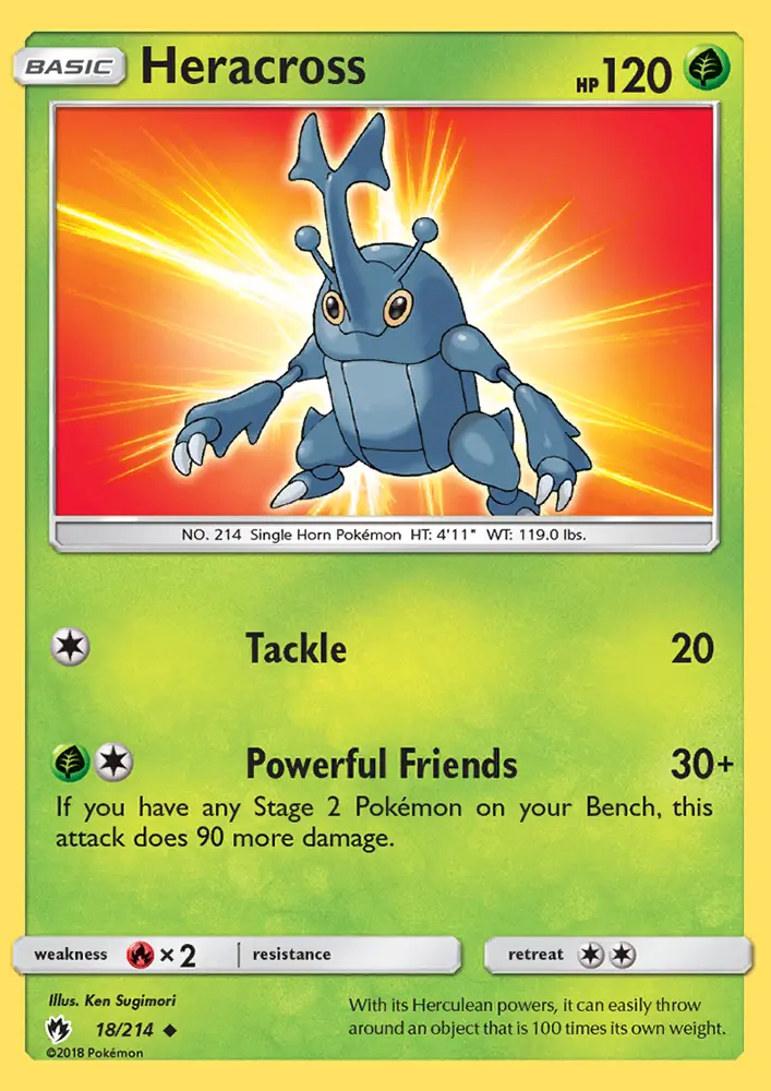Heracross, Lost Thunder 18