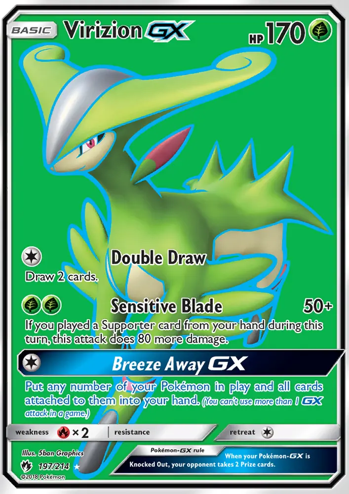 Virizion GX, Lost Thunder 197