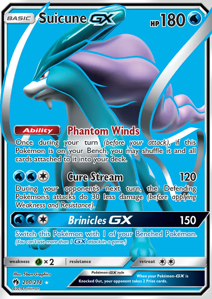 Suicune GX, Lost Thunder 200