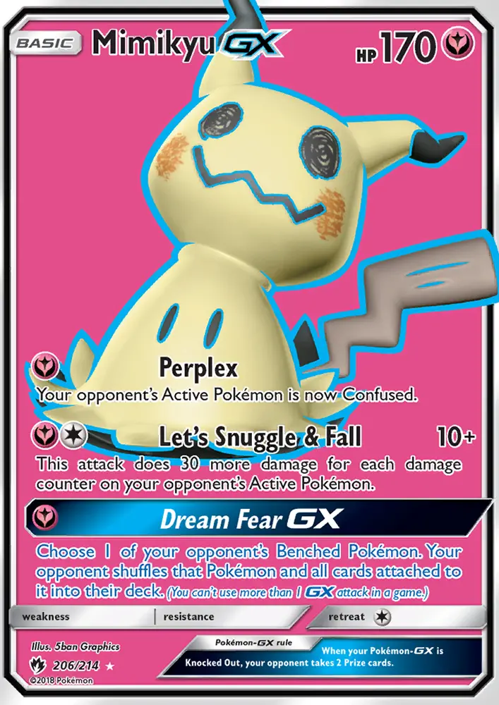 Mimikyu GX, Lost Thunder 206