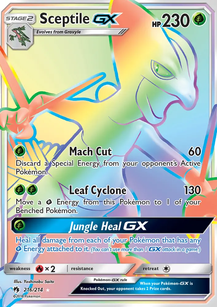 Sceptile GX, Lost Thunder 216