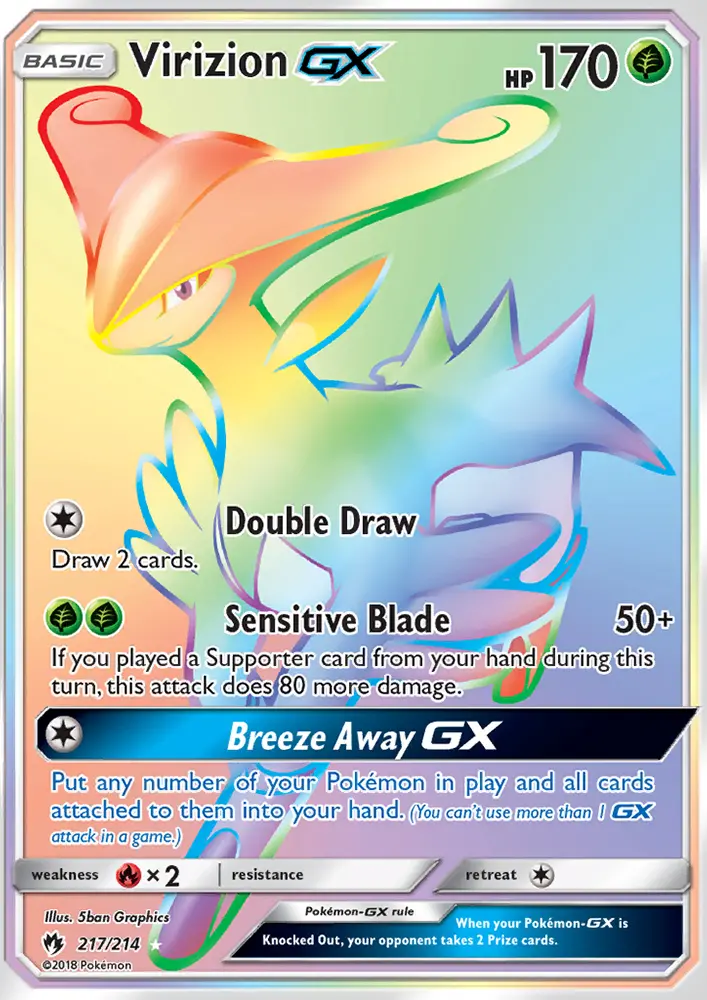 Virizion GX, Lost Thunder 217