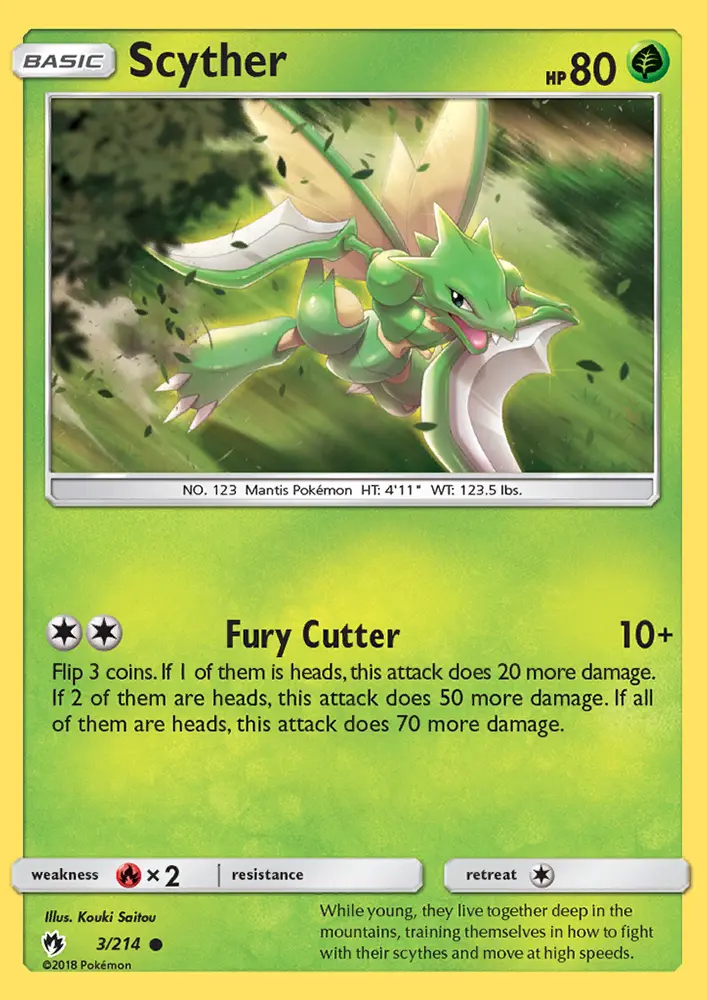Scyther, Lost Thunder 3