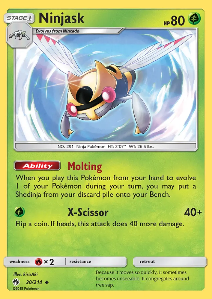 Ninjask, Lost Thunder 30