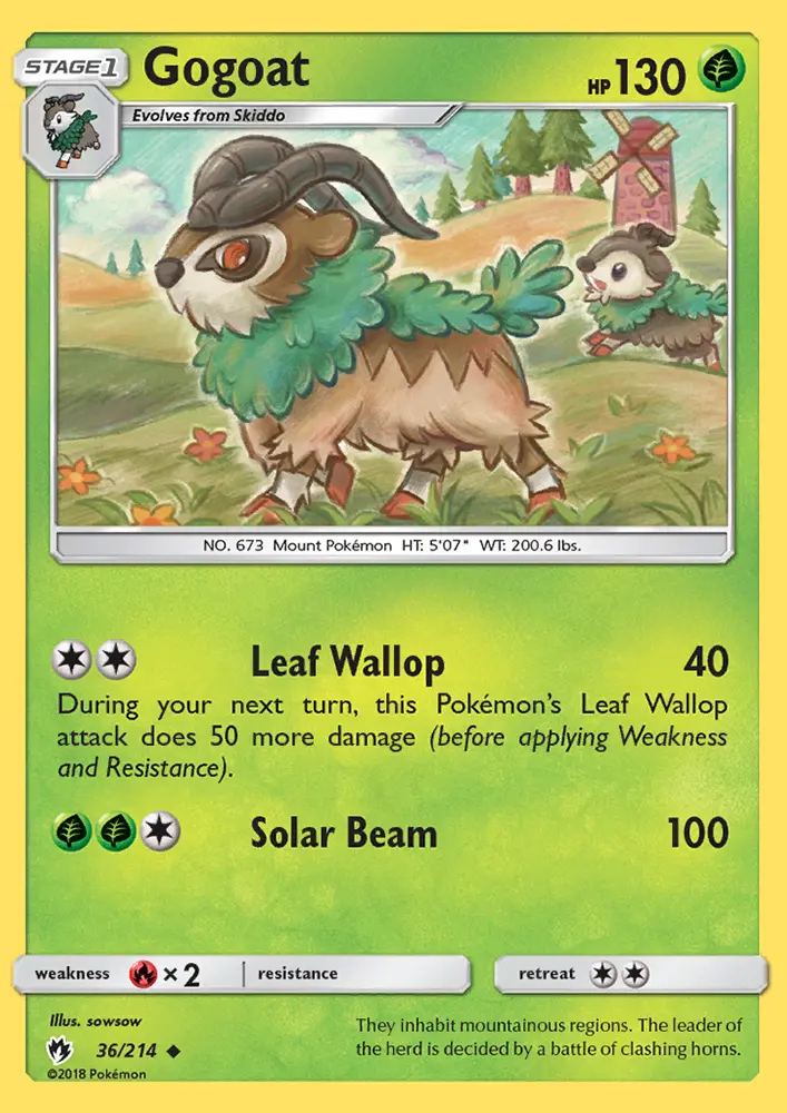Gogoat, Lost Thunder 36
