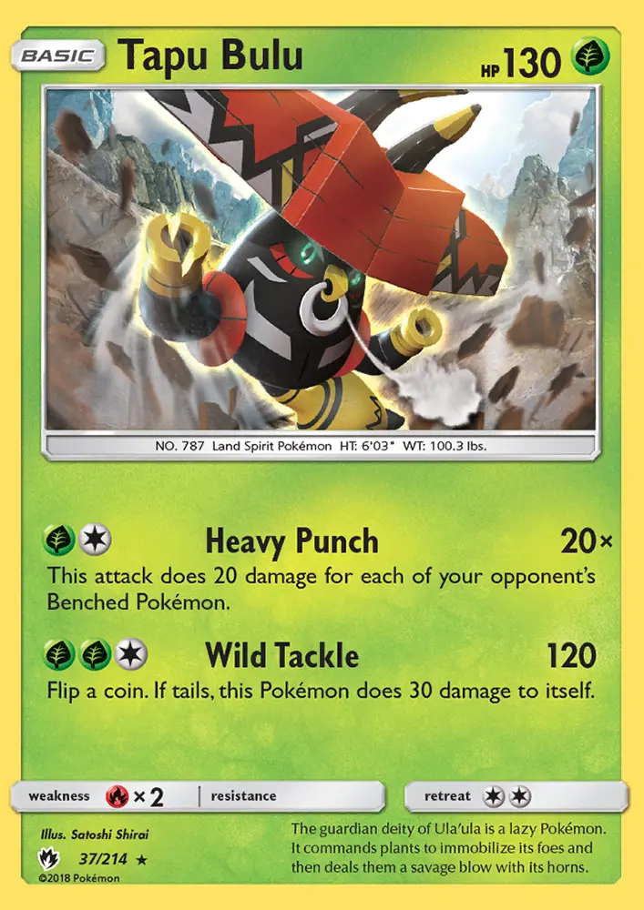 Tapu Bulu, Lost Thunder 37