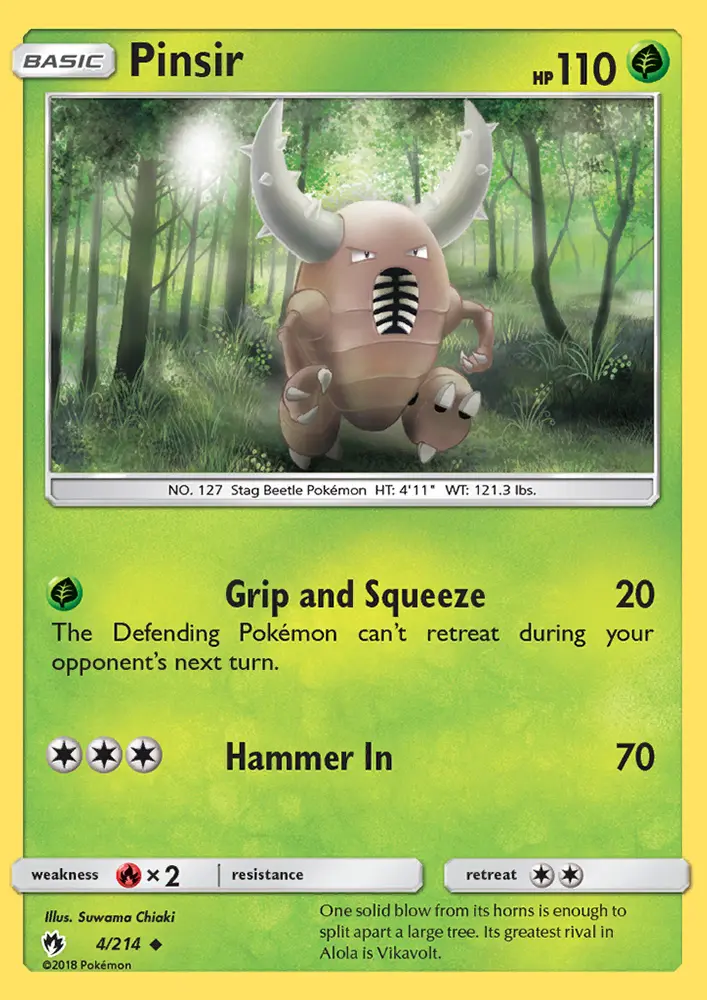 Pinsir, Lost Thunder 4