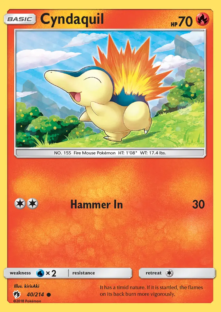 Cyndaquil, Lost Thunder 40