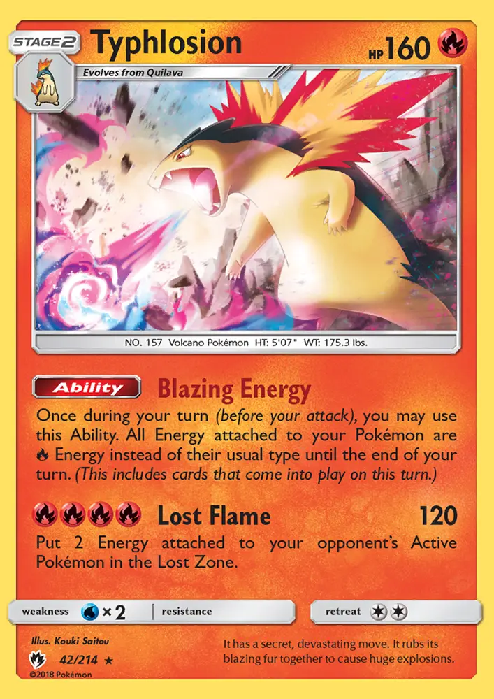 Typhlosion, Lost Thunder 42