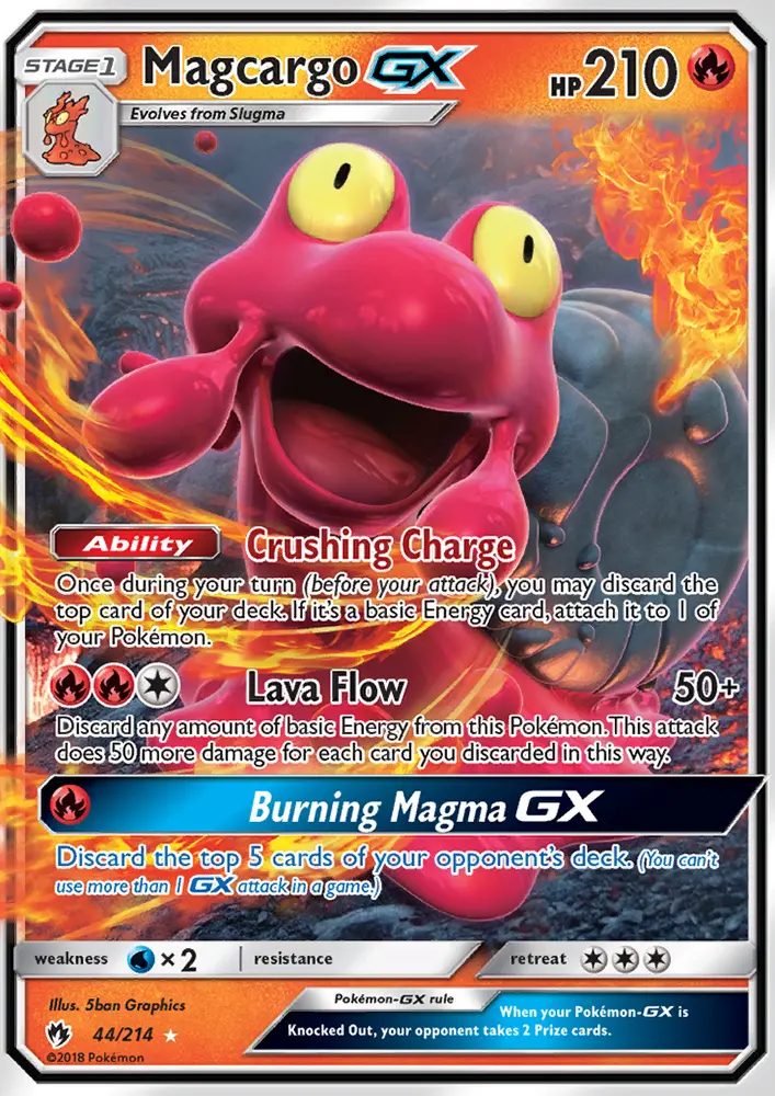 Magcargo GX, Lost Thunder 44