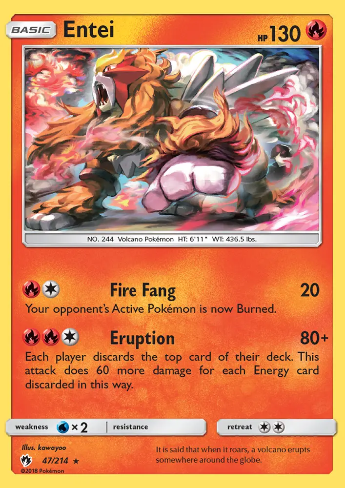 Entei, Lost Thunder 47