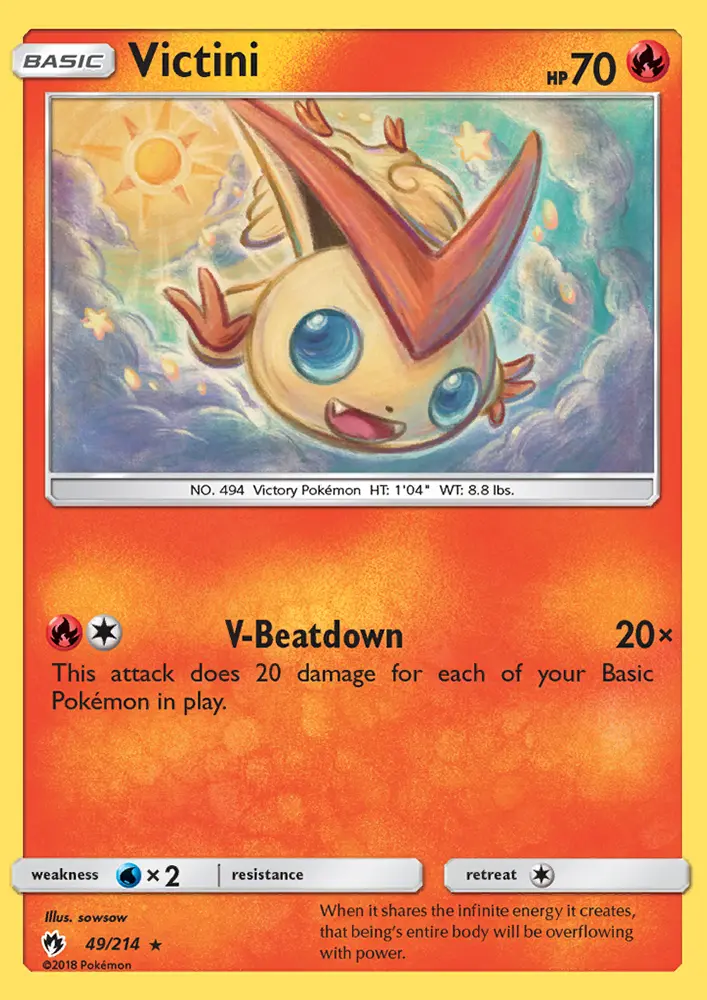 Victini, Lost Thunder 49