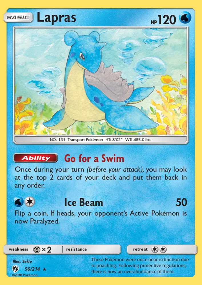 Lapras, Lost Thunder 56