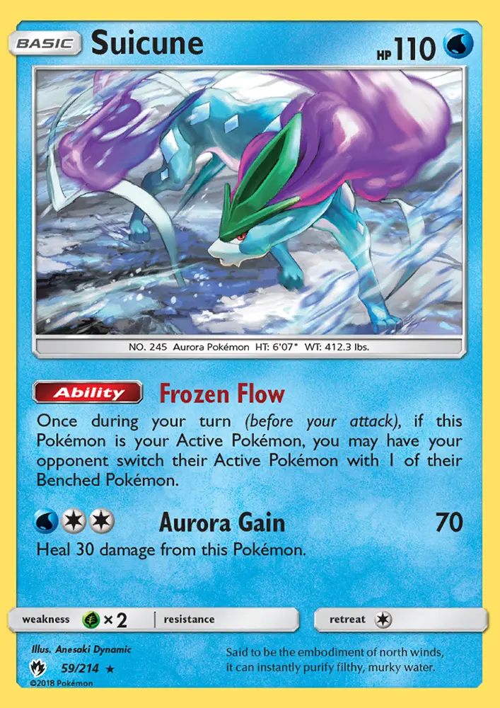 Suicune, Lost Thunder 59