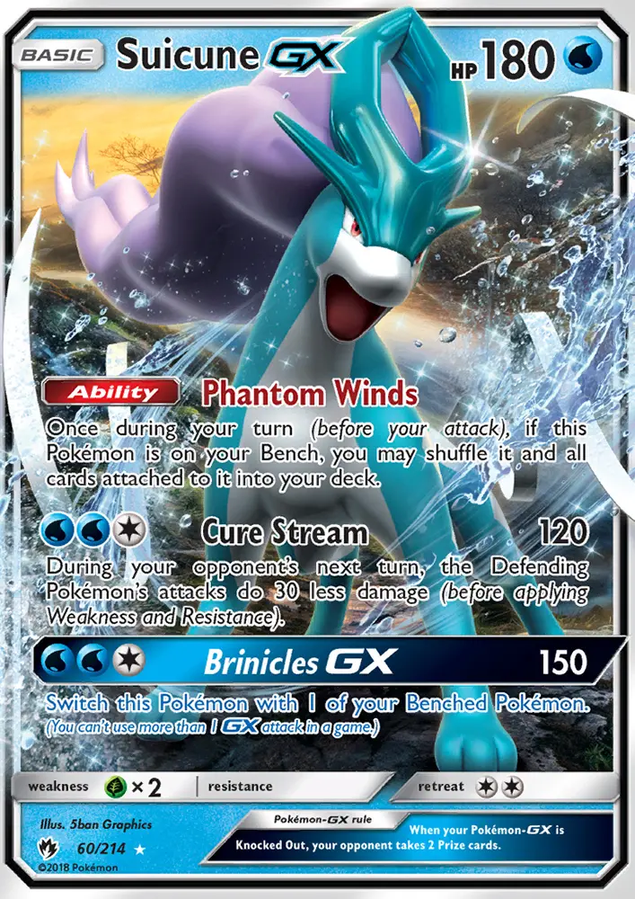 Suicune GX, Lost Thunder 60