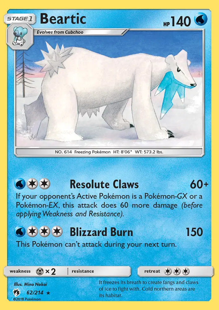 Beartic, Lost Thunder 62