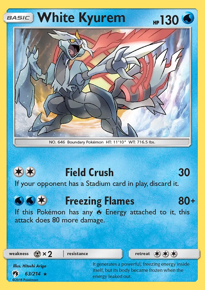 White Kyurem, Lost Thunder 63