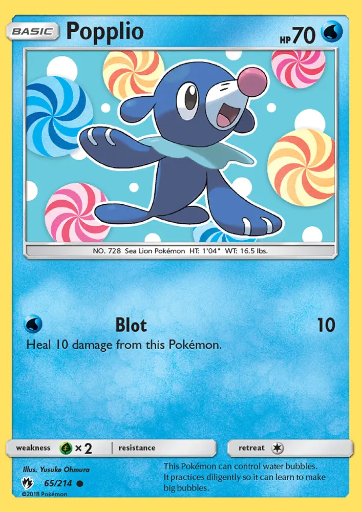 Popplio, Lost Thunder 65