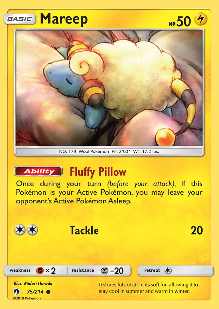 Mareep, Lost Thunder 75
