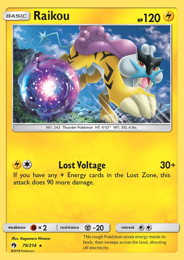 Raikou, Lost Thunder 79