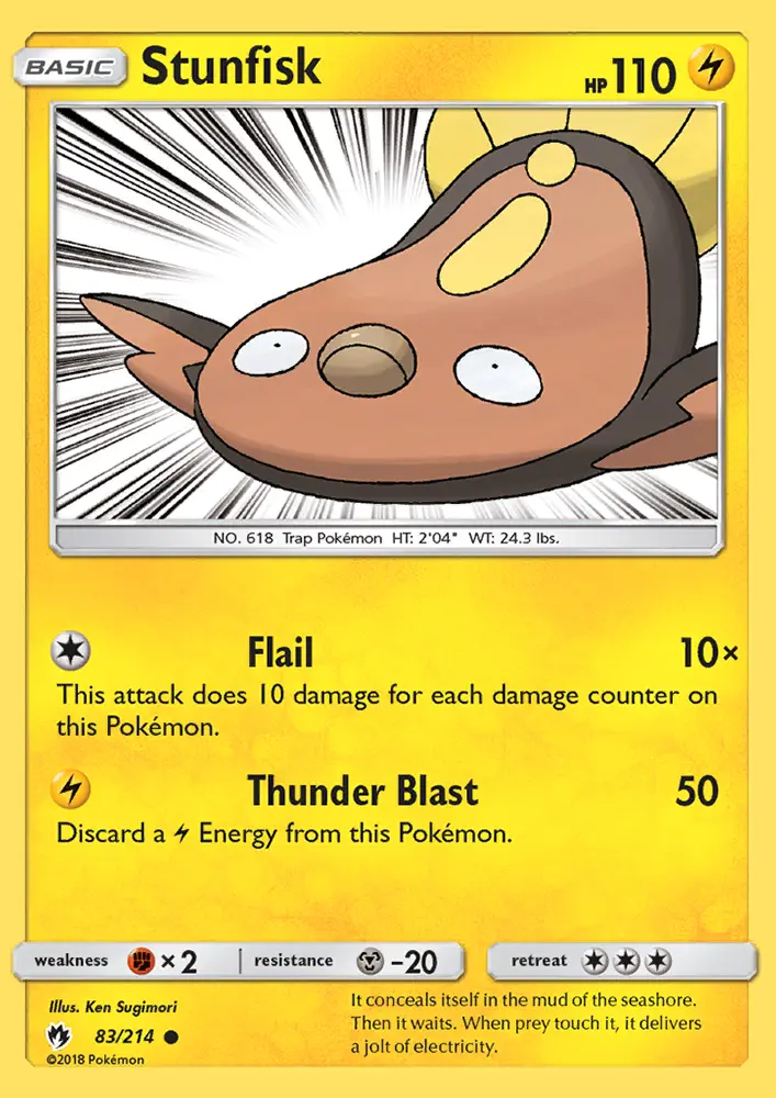 Stunfisk, Lost Thunder 83