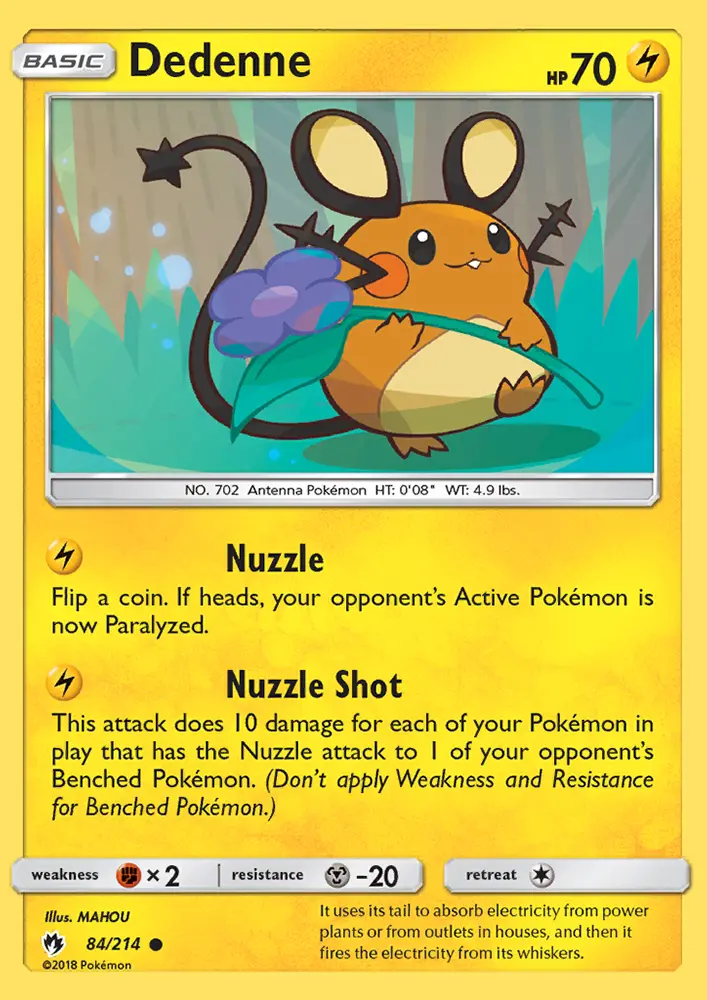 Dedenne, Lost Thunder 84