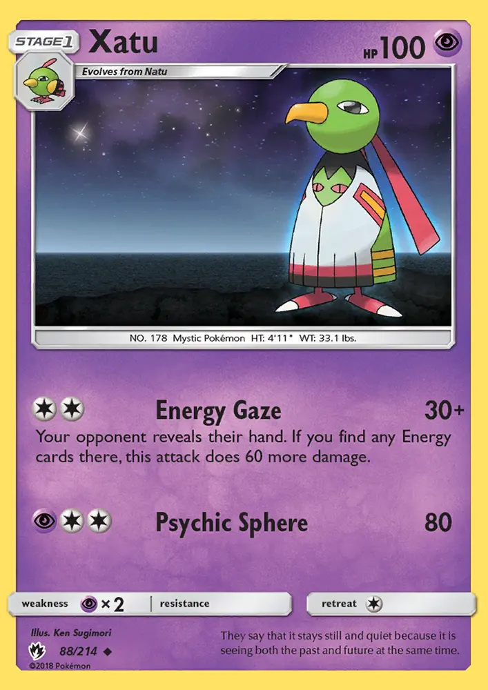 Xatu, Lost Thunder 88