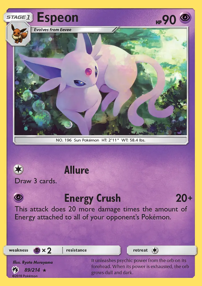 Espeon, Lost Thunder 89