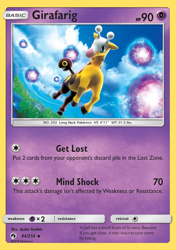 Girafarig, Lost Thunder 94