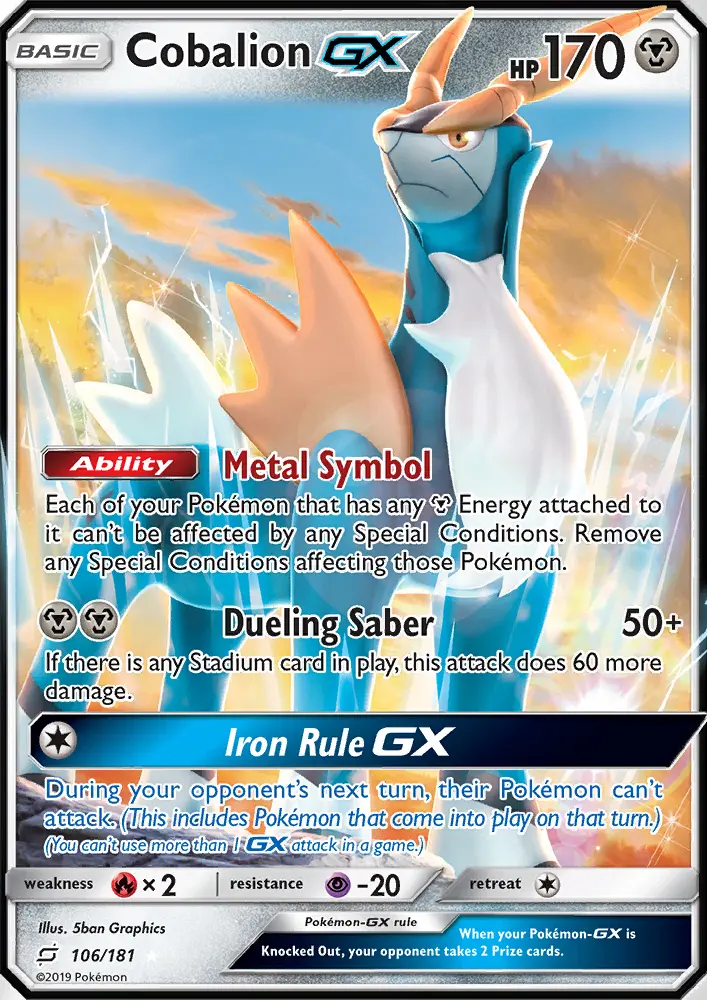 Cobalion GX, Team Up 106