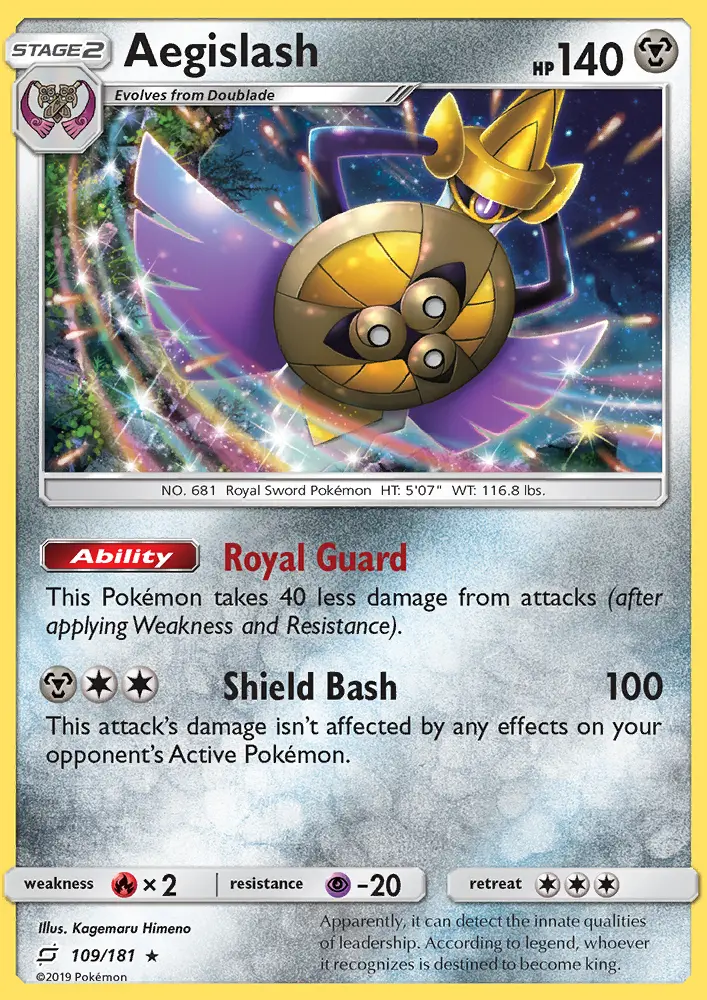 Aegislash, Team Up 109