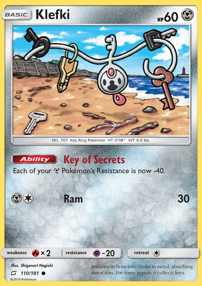 Klefki, Team Up 110