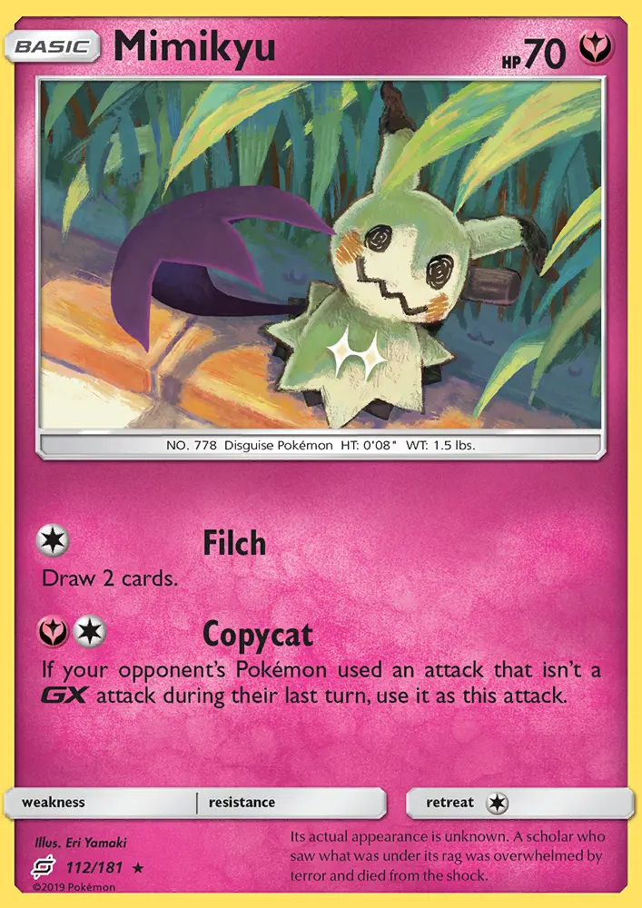 Mimikyu, Team Up 112
