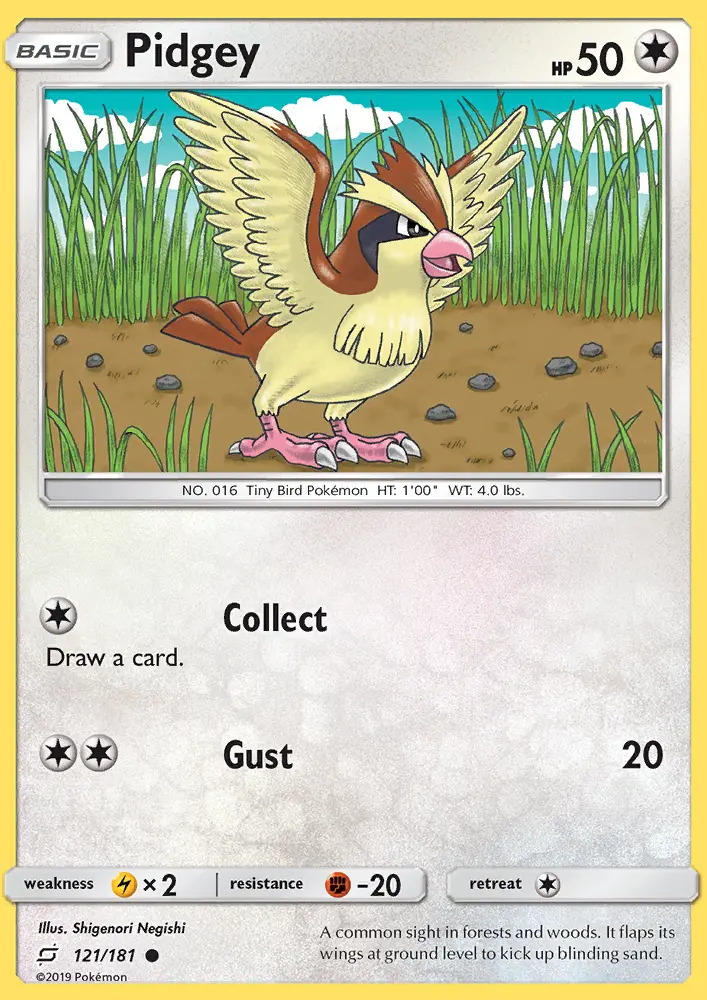 Pidgey, Team Up 121