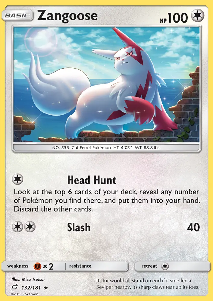 Zangoose, Team Up 132